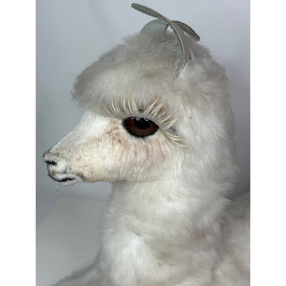 Handcrafted Llama Figurine By Llamalloves 1995 Large SZ - Picture 2 of 13